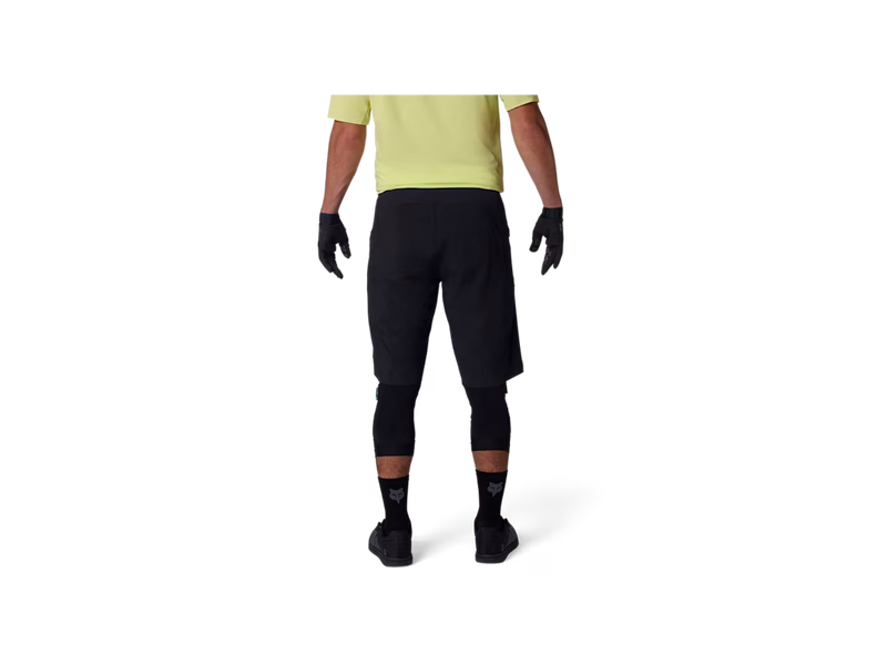 product image of man wearing fox racing shorts with a transparent background (back view)
