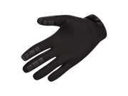Product image of the Fox Racing Gloves in black, with the Fox Racing "Fox" Logo on it.  Front hand with visible grip.