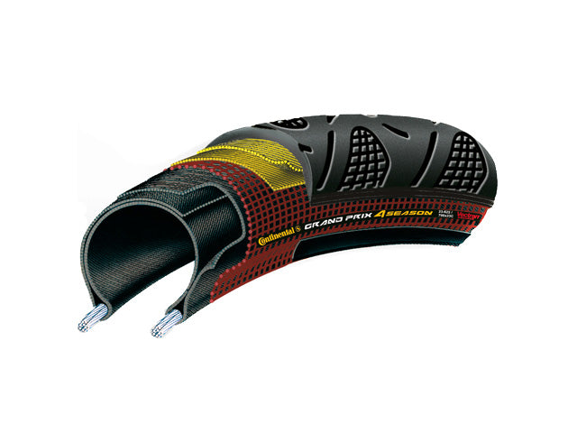 Grand Prix Tires Grand Prix 4 Season 700 X 28 Black-Duraskin