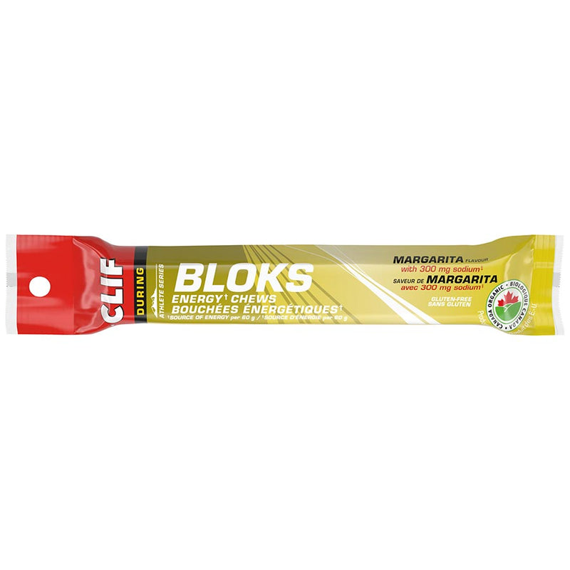 Clif Bloks energy product packaging for Margarita