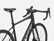 Black bicycle on a white background
