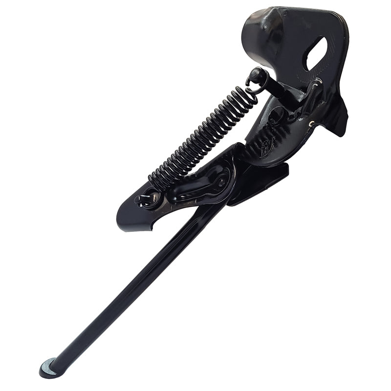 Damco rear on‑axle kickstand in black steel, 20" wheel size.