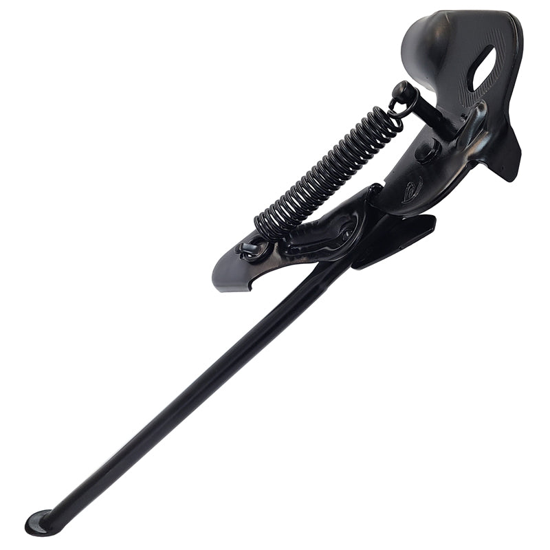 Damco rear on‑axle kickstand in black steel, 24" wheel size.