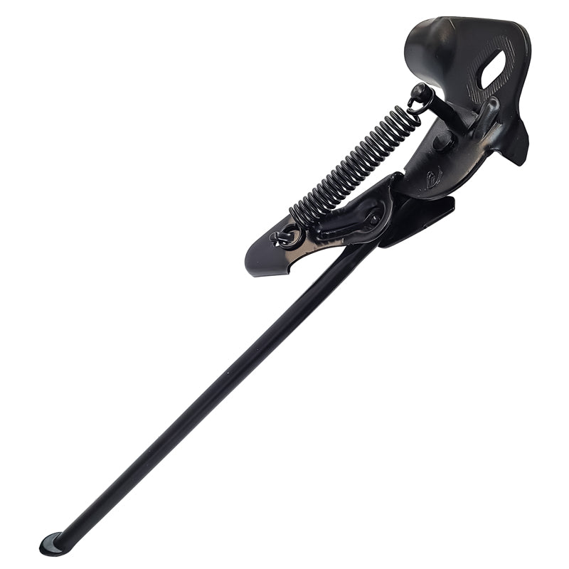 Damco rear on‑axle kickstand in black steel, 26" wheel size.