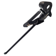 Damco rear on‑axle kickstand in black steel, 700C wheel size.