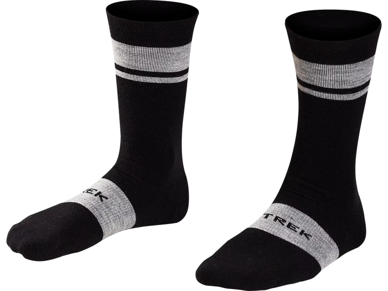 Trek Race Crew Cushioned Merino Wool Cycling Sock
