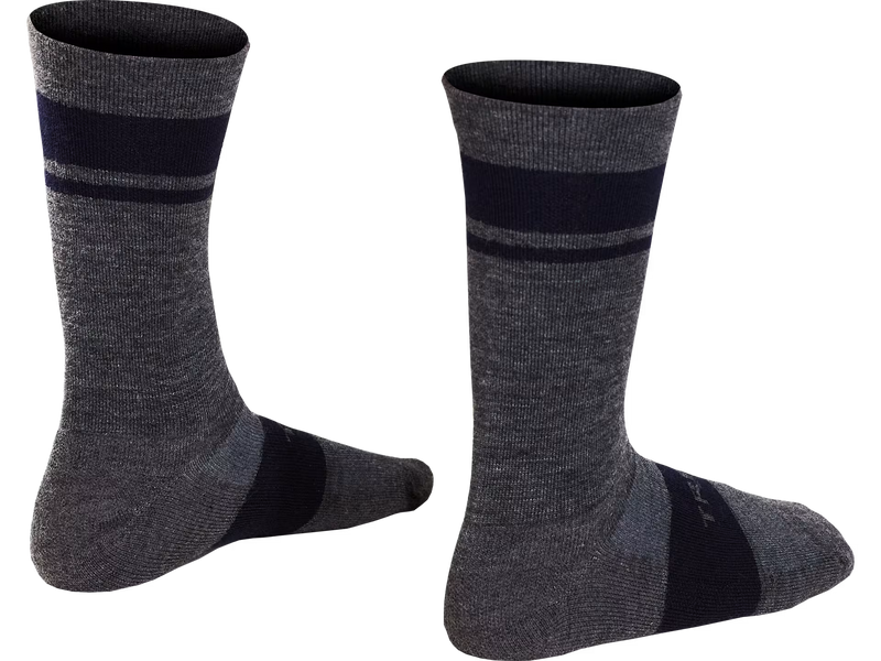 Trek Race Crew Cushioned Merino Wool Cycling Sock