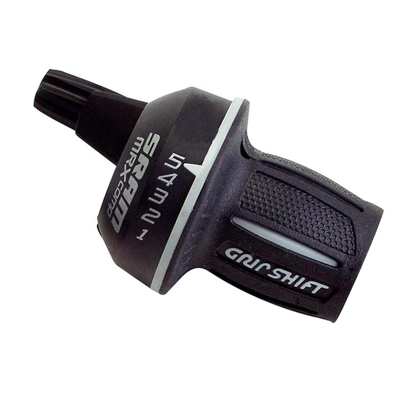 Black gear shift lever with 'Grip Shift' branding on a white background