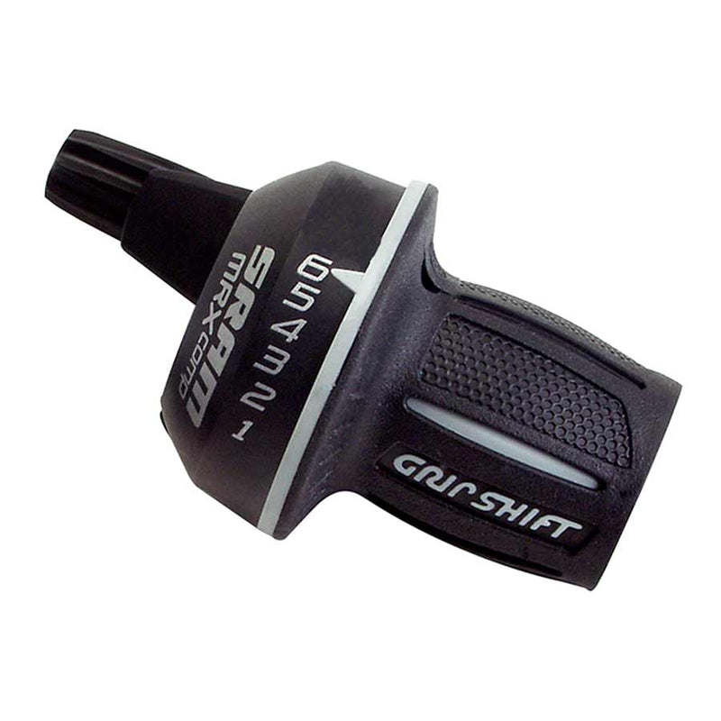 Black gear shift lever with 'Grip Shift' branding on a white background