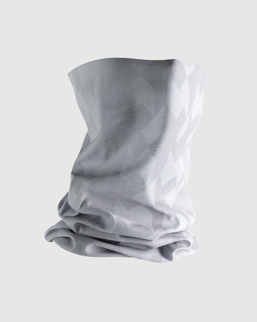 Gray marble-like material neck protector on a white background