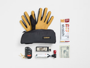 image of bag, with suggestions of various items that show size