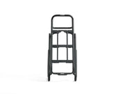 Top view of the Trek BackRack Deluxe MIK Studs Rear Rack, highlighting the cargo platform, integrated MIK mounting surface, and Trek branding.