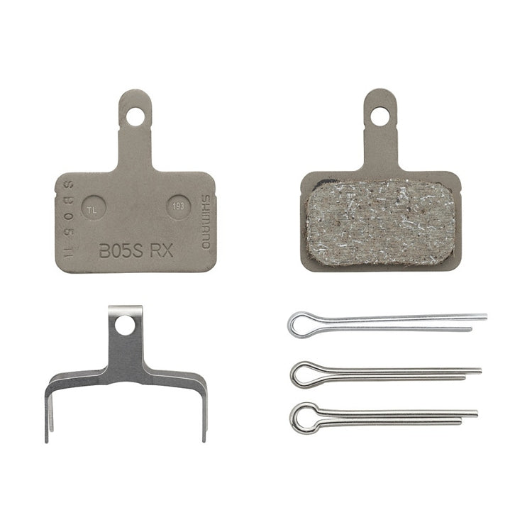 B05S‑RX Resin Brake Pads (2‑Piston, No Fin)