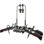 Bicycle carrier rack on a white background