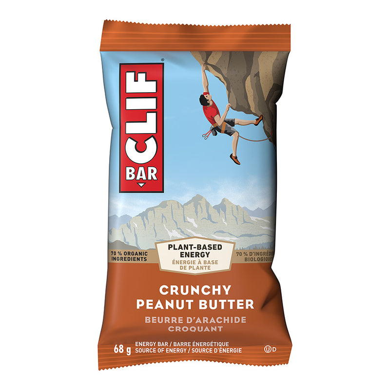 Nutrition Energy Bar Clif Bar packaging for Crunchy Peanut Butter