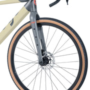 Close up of front tire on Ebgo Duster