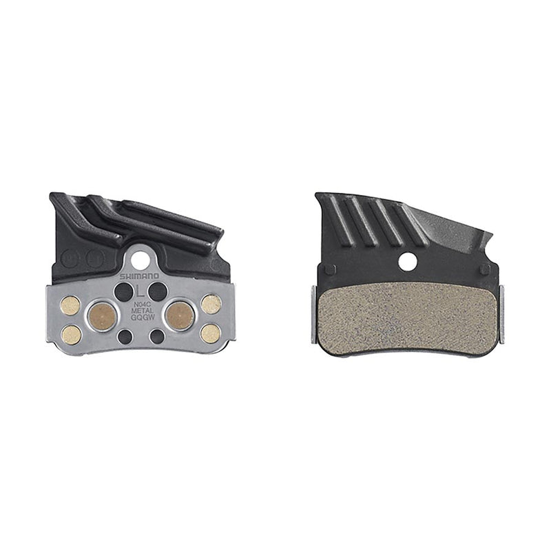 Two brake pads on a white background