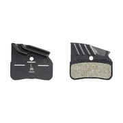 Pair of brake pads on a white background