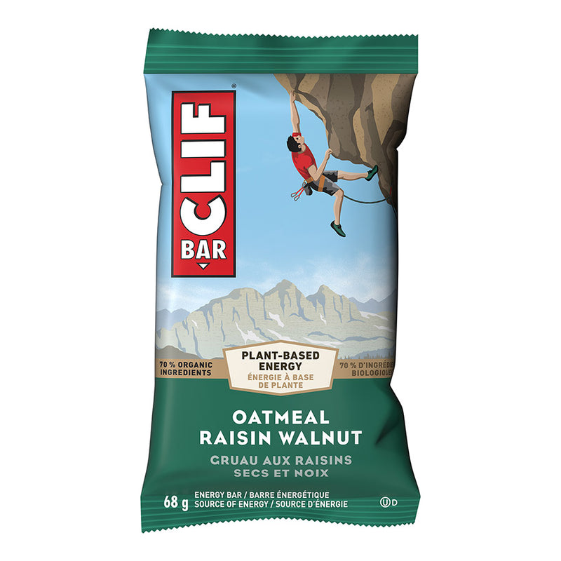Nutrition Energy Bar Clif Bar packaging for Oatmeal Raisin Walnut