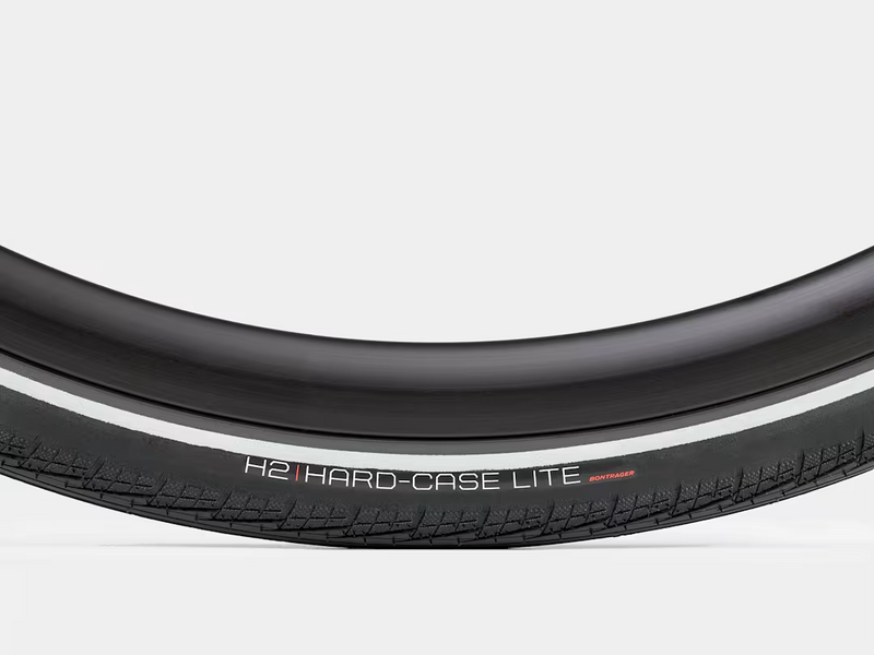 Pneu hybride Bontrager H2 Hard‑Case Lite réfléchissant